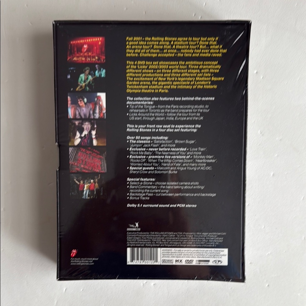 Sealed Rolling Stones Four Flicks DVD Set - Picture 2 of 4